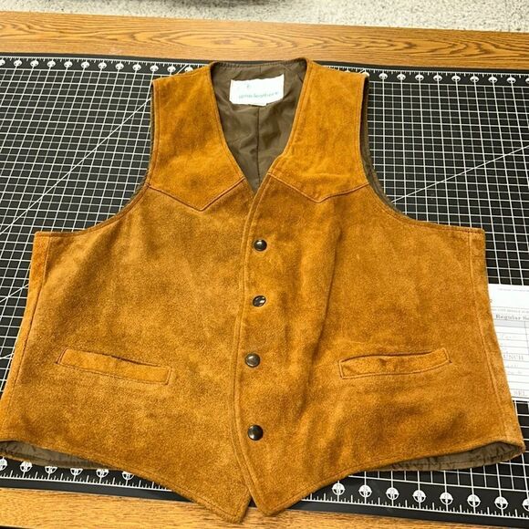 Vintage Gino leathers size 42 suede Western - Picture 1 of 6